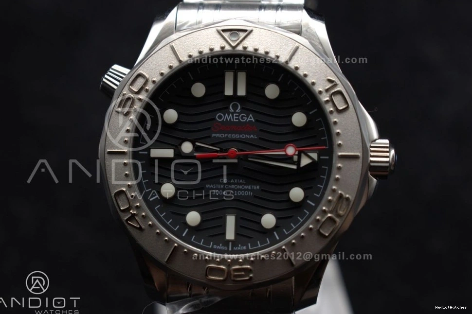 FastDry Best 300M Dial SS A Edition Bracelet Nekton Diver 1:1 Black on Seamaster 1085 VSF 0704